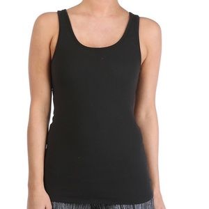 Beyond Yoga Charcoal Racerback Tank Top